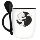 Кружка с ложкой