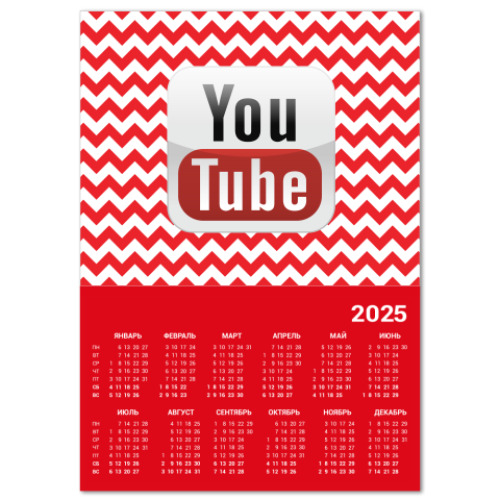 Календарь YouTube