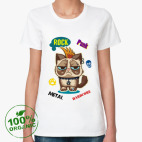 Женская футболка органик