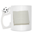 Кружка с футбольным мячиком