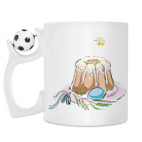 Кружка с футбольным мячиком