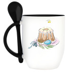 Кружка с ложкой