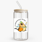 Банка с бамбуковой крышкой