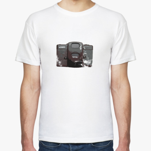 Футболка с принтом lomo