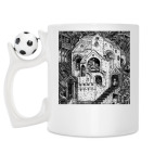 Кружка с футбольным мячиком