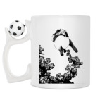 Кружка с футбольным мячиком