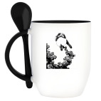 Кружка с ложкой