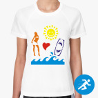 Женская спортивная футболка