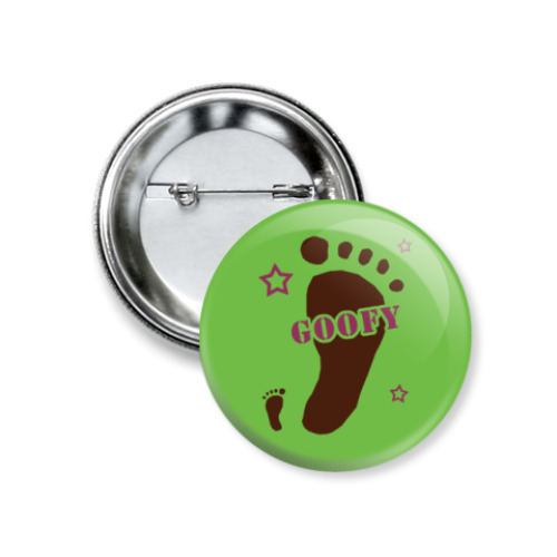 Значок 37мм с принтом Goofy