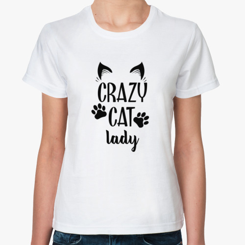 Классическая футболка Кошка для любителей