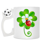 Кружка с футбольным мячиком