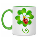 Божья коровка и клевер