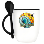 Кружка с ложкой