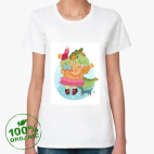 Женская футболка органик