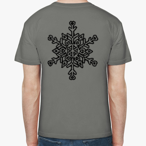 Футболка с принтом Снежинка