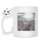 Кружка с футбольным мячиком