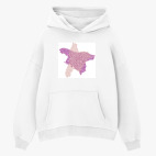 Толстовка худи оверсайз