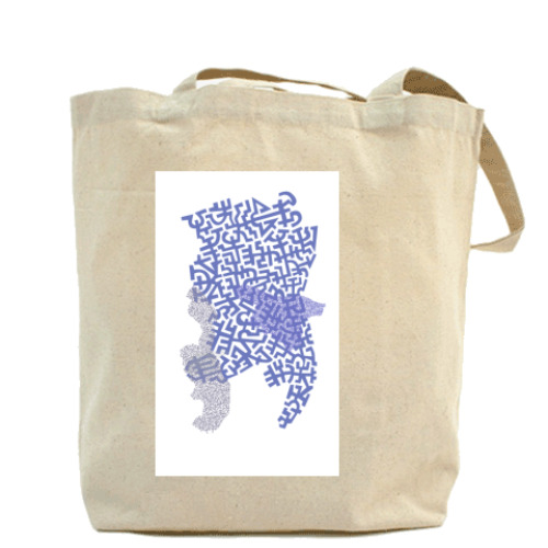 Сумка шоппер с принтом med