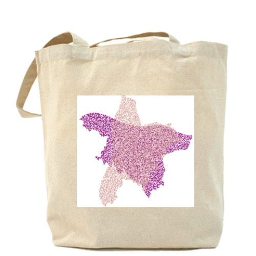 Сумка шоппер с принтом med