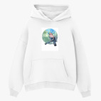 Толстовка худи оверсайз