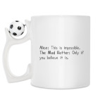 Кружка с футбольным мячиком