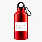 Металлическая бутылка 400 мл UV-DTF