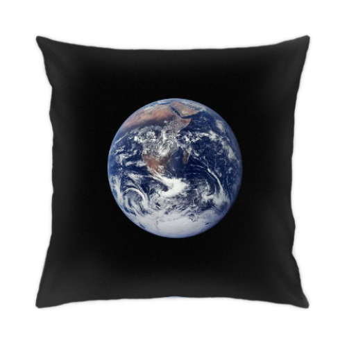 Подушка с принтом Серия Галактика!Земля из космоса!