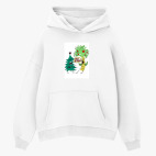 Толстовка худи оверсайз