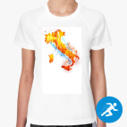 Женская спортивная футболка