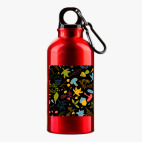 Металлическая бутылка 400 мл UV-DTF