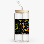 Банка с бамбуковой крышкой