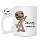 Кружка с футбольным мячиком