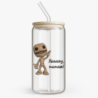 Банка с бамбуковой крышкой