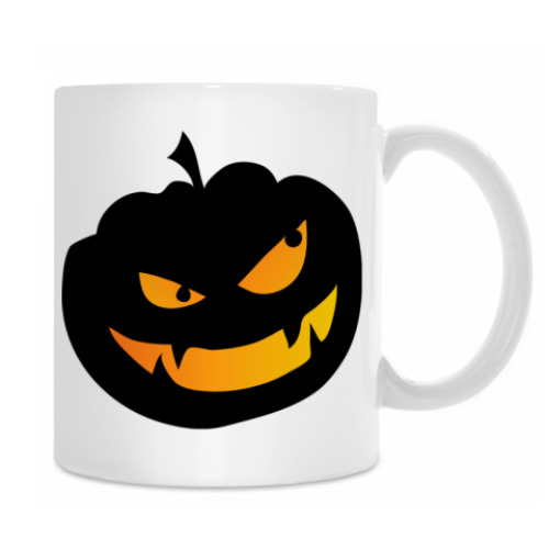 Кружка с принтом Тыква