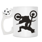 Кружка с футбольным мячиком