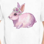 Кролик в цветах