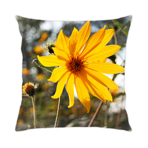Подушка Солнечный цветок