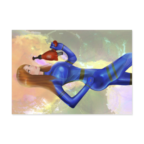 Виниловые наклейки с принтом  Аниме девушка