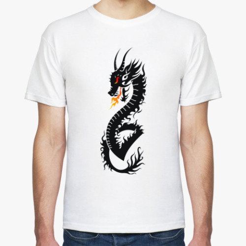 Футболка с принтом Дракон