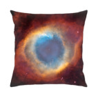 Подушка 35x35 см с цветной обратной стороной Космос