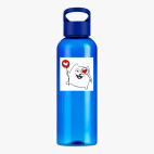 Прозрачная спортивная бутылка