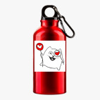 Металлическая бутылка 400 мл UV-DTF