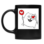 Кружка цветная UV-DTF