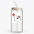 Банка с бамбуковой крышкой