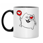 Кружка двухцветная