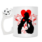 Кружка с футбольным мячиком