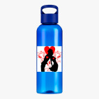 Прозрачная спортивная бутылка