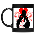 Кружка цветная UV-DTF