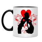 Кружка двухцветная