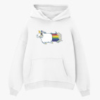 Толстовка худи оверсайз